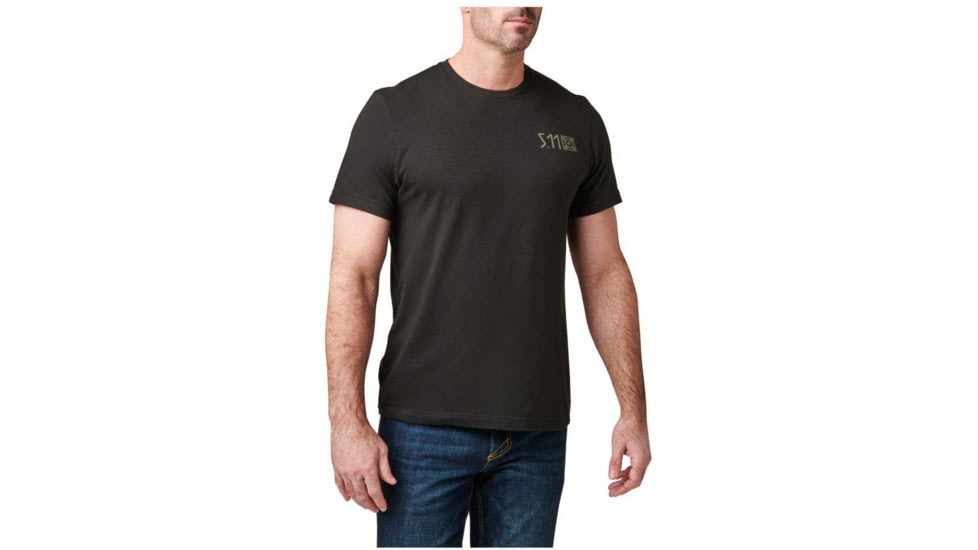 5.11 Tactical Kicking Axe T-Shirt - Mens, Black, 2XL, 76146-019-2XL