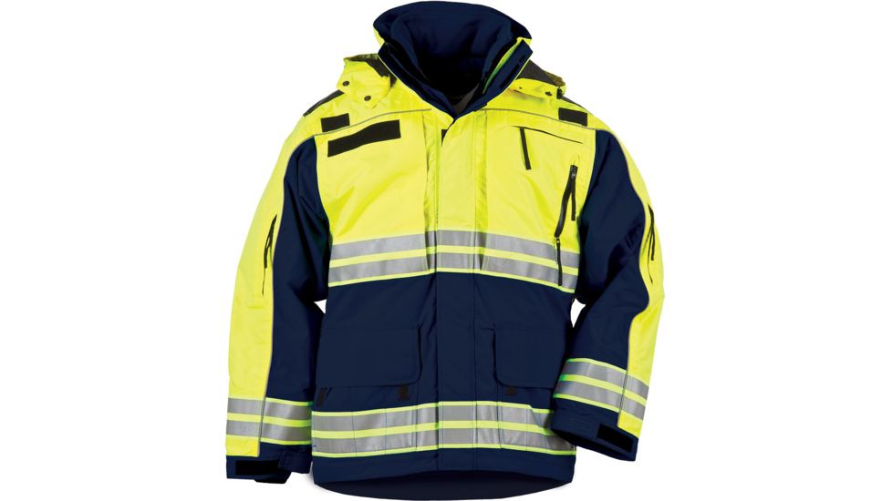 5.11 Tactical Responder Hi Vis Parka - Men's, Dark Navy, XS, 48073-724-XS