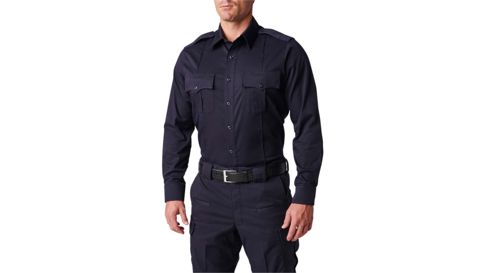 5.11 Tactical NYPD Stryke Twill L/S Shirt - Mens, NYPD Navy, XLR, 72541-762-XL-R