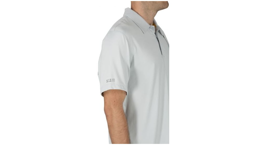 5.11 Tactical OdyShort Sleeveey Polo, PEARL, L 71032-PEARL-L