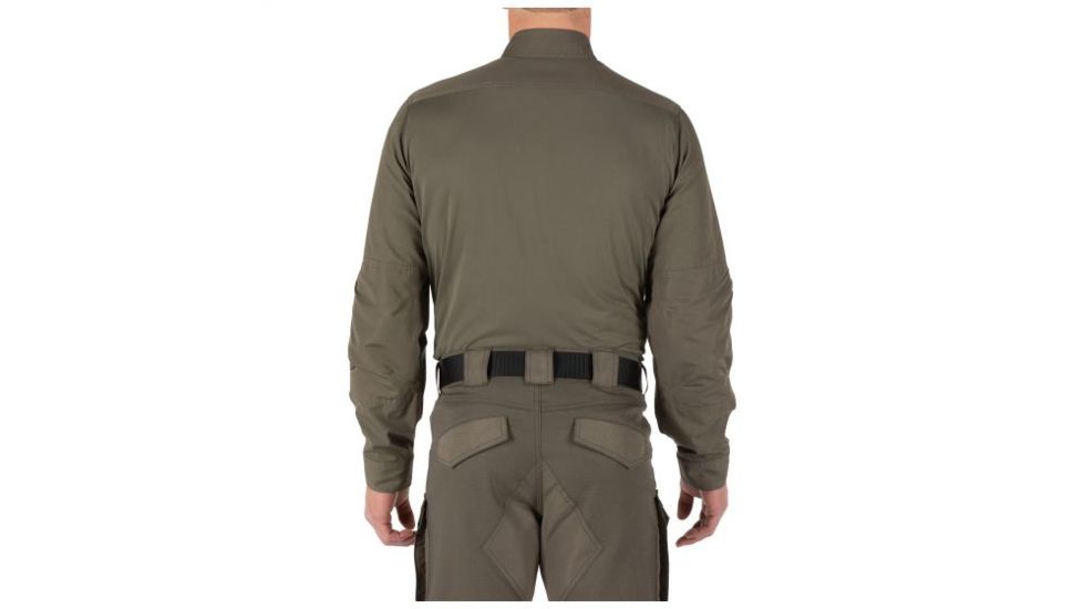 5.11 Tactical Quantum TDU Long Sleeve Shirt - Mens, Ranger Green, Extra Small 72506-186-XS