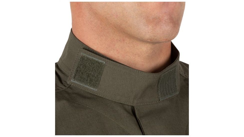 5.11 Tactical Quantum TDU Long Sleeve Shirt - Mens, Ranger Green, Extra Small 72506-186-XS