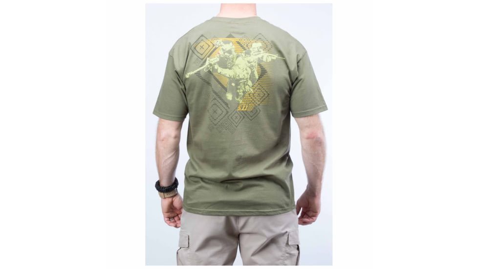 5.11 Tactical Red Scope T-shirt, Od Green - 41006CM182XL
