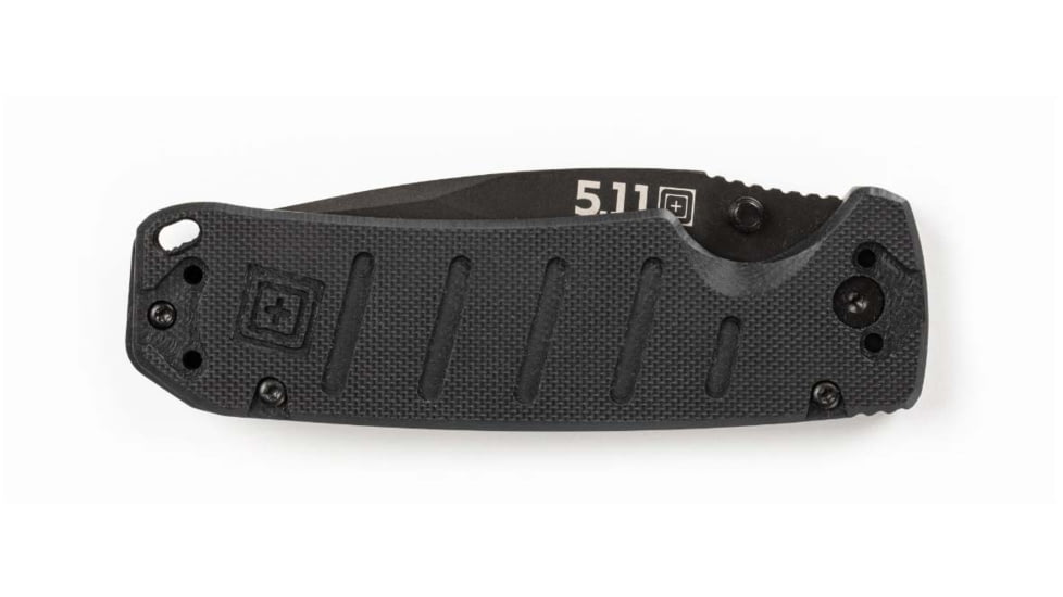 5.11 Tactical Ryker DP Mini Folding Knife, 3in, Drop Point, D2 Blade, Black, 1 SZ, 51158-019-1 SZ