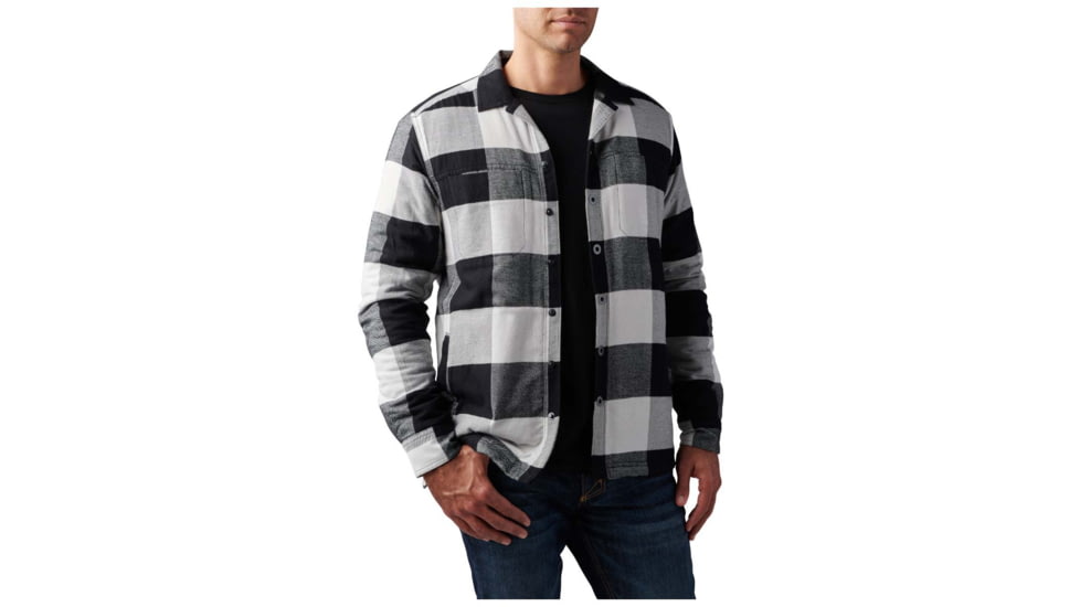 5.11 Tactical Seth Shirt Jacket - Mens, Cinder Plaid, 2XL, 78042-583-2XL