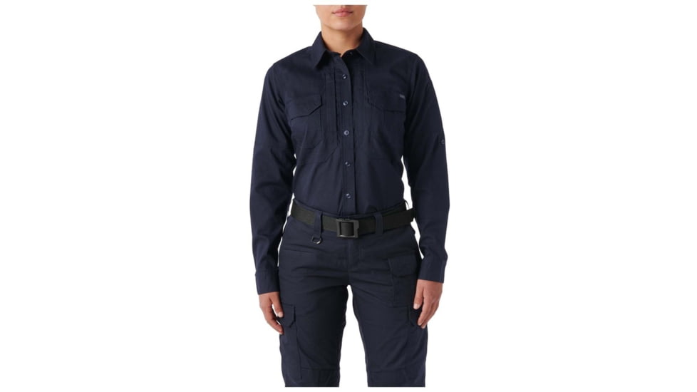 5.11 Tactical Stryke PDU Twill Class-A L/S Shirt - Womens, Midnight Navy, MR, 62422-750-M-R