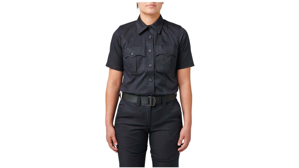 5.11 Tactical Stryke PDU Twill Short Sleeve Class B - Womens, Extra Large, Tall, Uniform White, 61341-750-XL-T