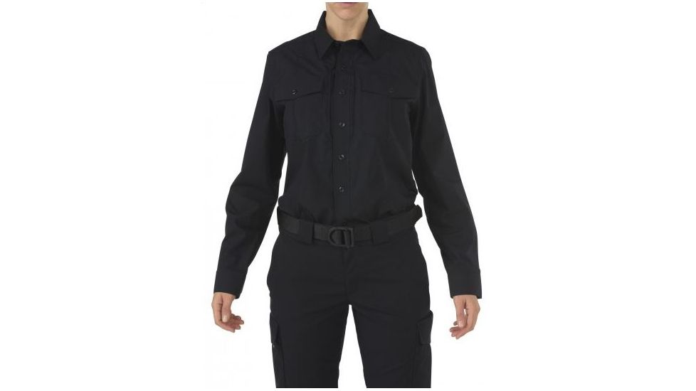 5.11 Tactical Stryke PDU Class B Long Sleeve Shirt - Women's, Midnight Navy, XLR, 62010-750-XL-R