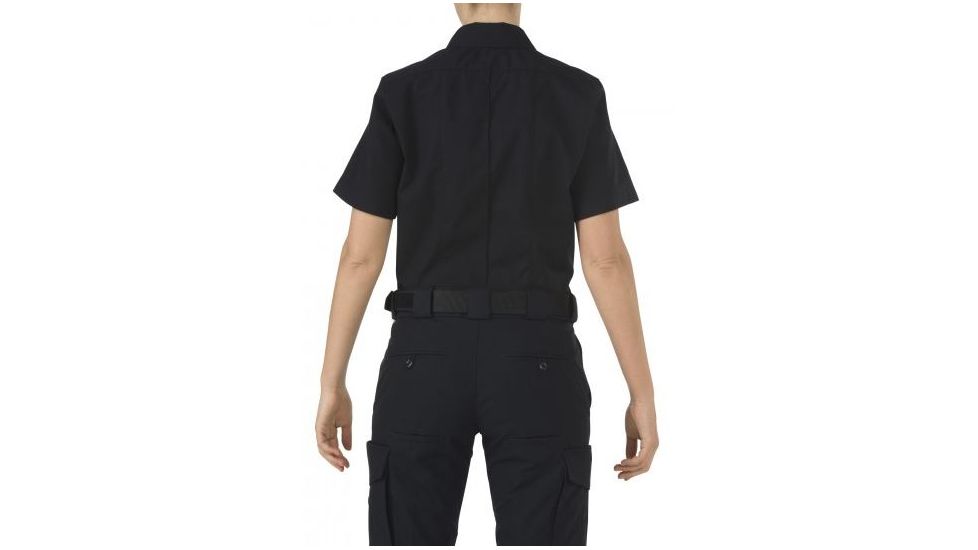 5.11 Tactical Stryke PDU Class A Short Sleeve Shirt - Women's, Midnight Navy, XSR, 61016-750-XS-R