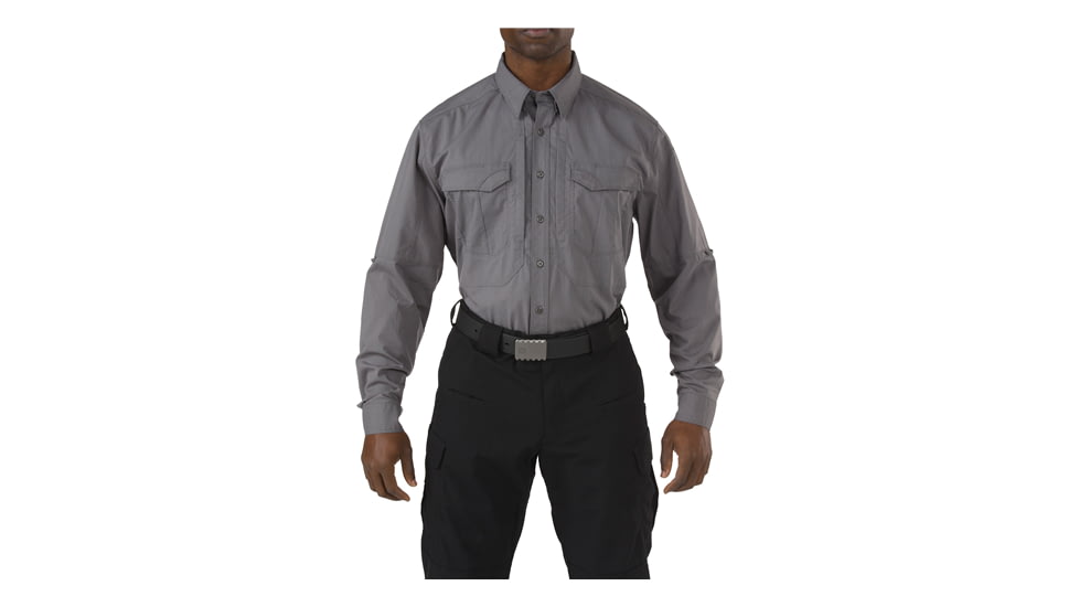 5.11 Tactical Stryke Long Sleeve Shirt, Storm, Abr, 72399ABR-092-XL