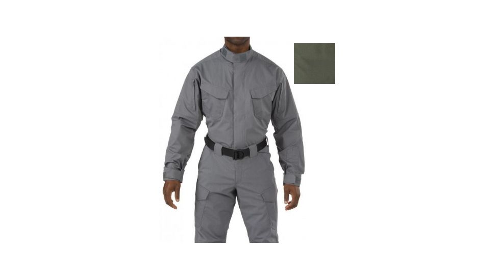 5.11 Tactical Stryke TDU Long Sleeve Shirt - Men's, TDU Green, XS, 72416-190-XS