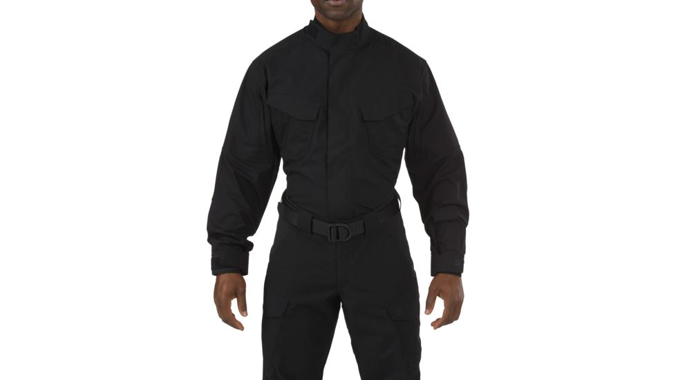 5.11 Tactical Stryke TDU Long Sleeve Shirt - Men's, Black, XS, 72416-019-XS