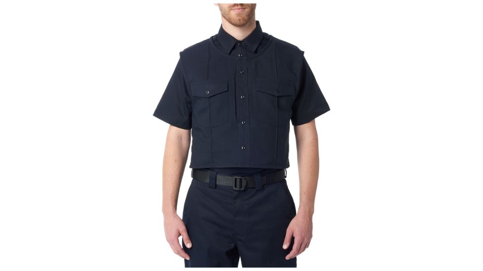 5.11 Tactical Uniform Outer Carrier Class B Shirt - Men's, 5XL, Extra Tall, Midnight Navy, 49030T-750-5XL-XT