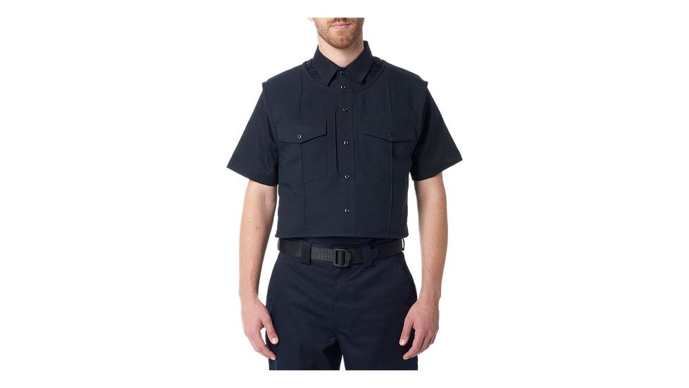 5.11 Tactical Uniform Outer Carrier Class B Shirt - Men's, Small-Medium, Short, Black, 49030-019-S/M-S