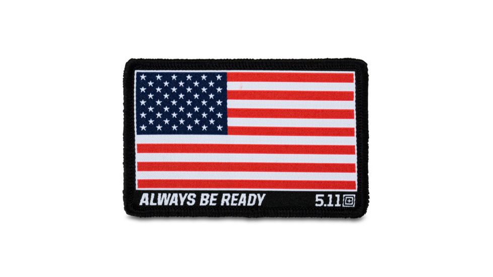 5.11 Tactical USA Flag Woven Patch - Unisex, Red, 1 SZ, 81292-460-1 SZ