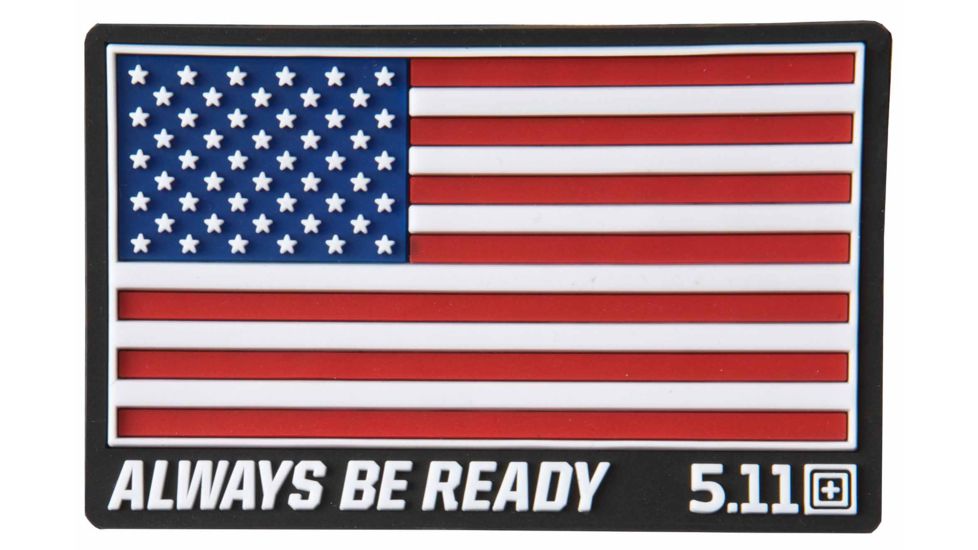 5.11 Tactical USA Patch - Unisex, Red, 1 SZ, 81024-460-1 SZ