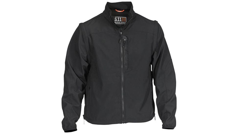 5.11 Tactical Valiant Softshell Jacket - Men's, Black, 4XL, 48167-019-4XL
