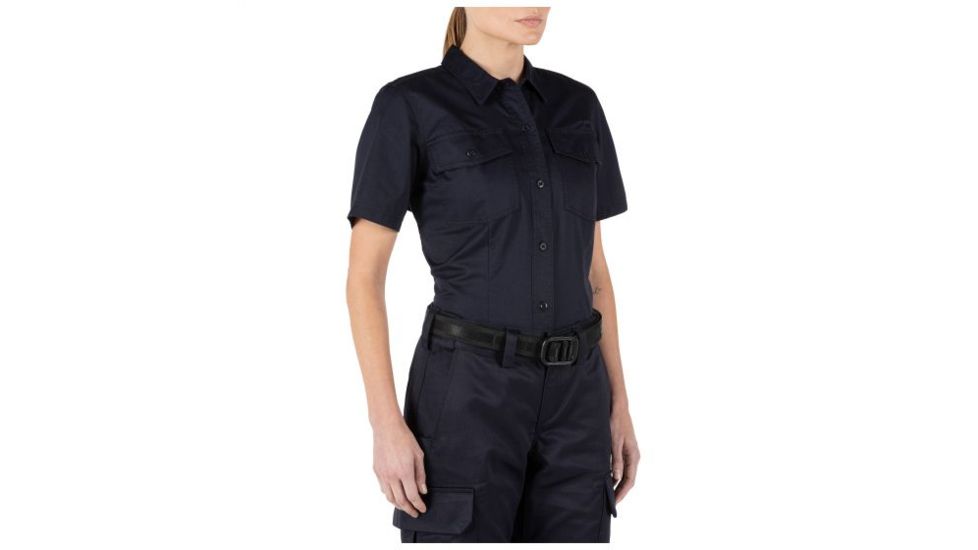 5.11 Tactical Company Short Sleeve Shirt - Women's, Fire Navy, XS, 61321-720-XS
