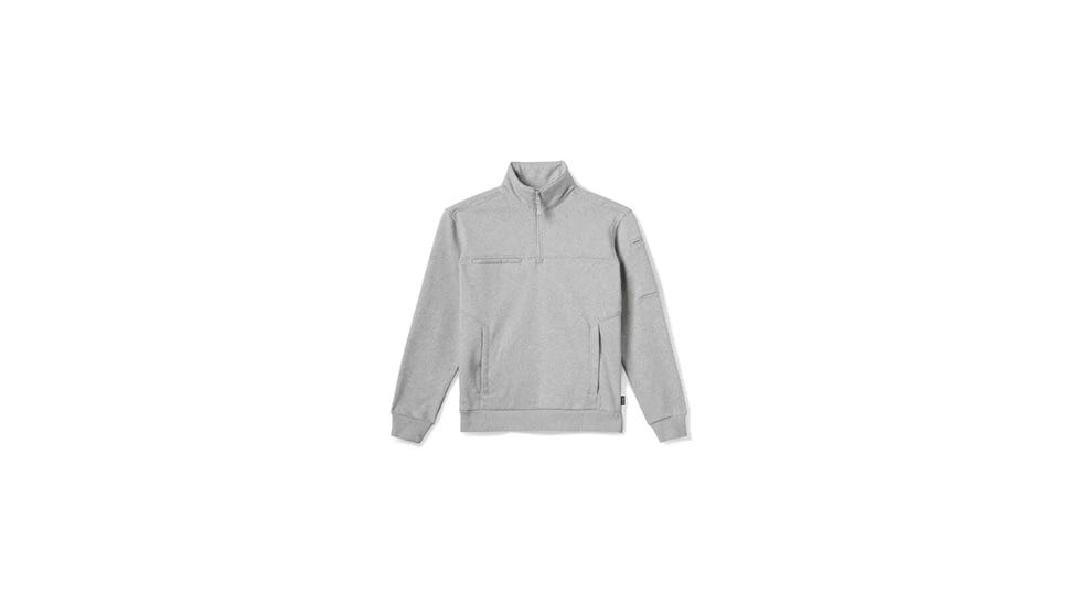 5.11 Tactical Women's Job Shirt 1/4 Zip, Regular, 2XL, Heather Gray, 5-76100870162XLR