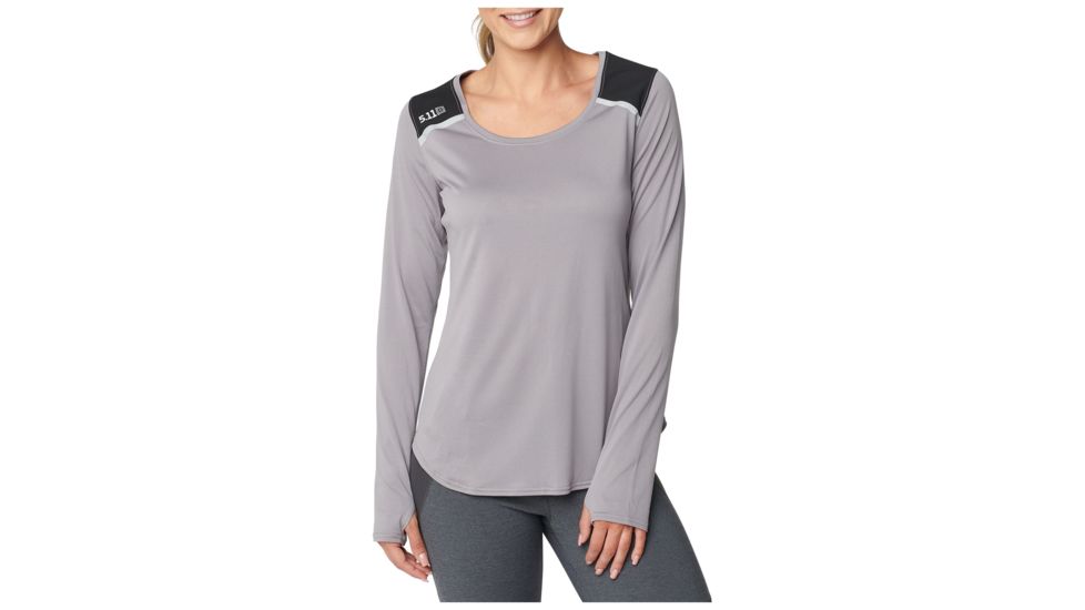 5.11 Tactical Womens 5.11 Recon Madison Long Sleeve Shirt, Lunar - 66002-082-M