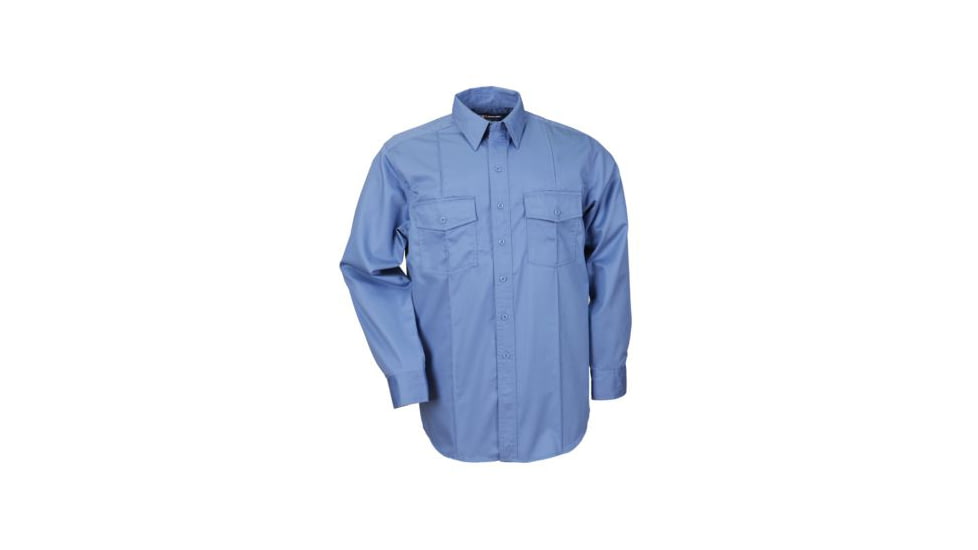 5.11 Long Sleeve Station Shirt, Fire Med Blue