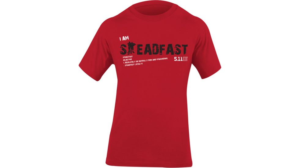 511 Steadfast T-Shirt, Range Red, Size L