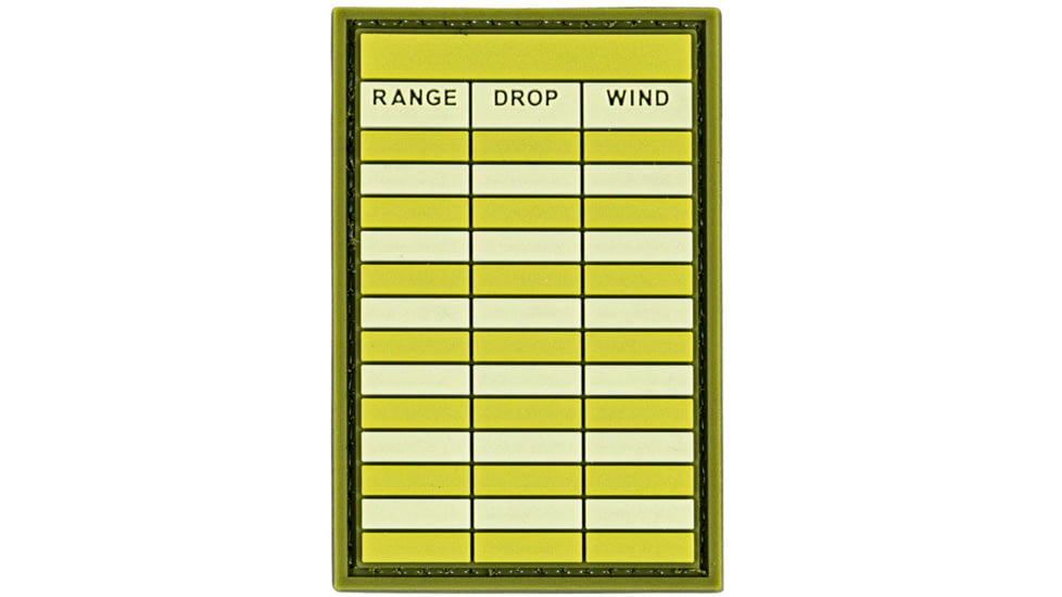 Merica Life Rifle Data Patch, 3 x 2, RDP