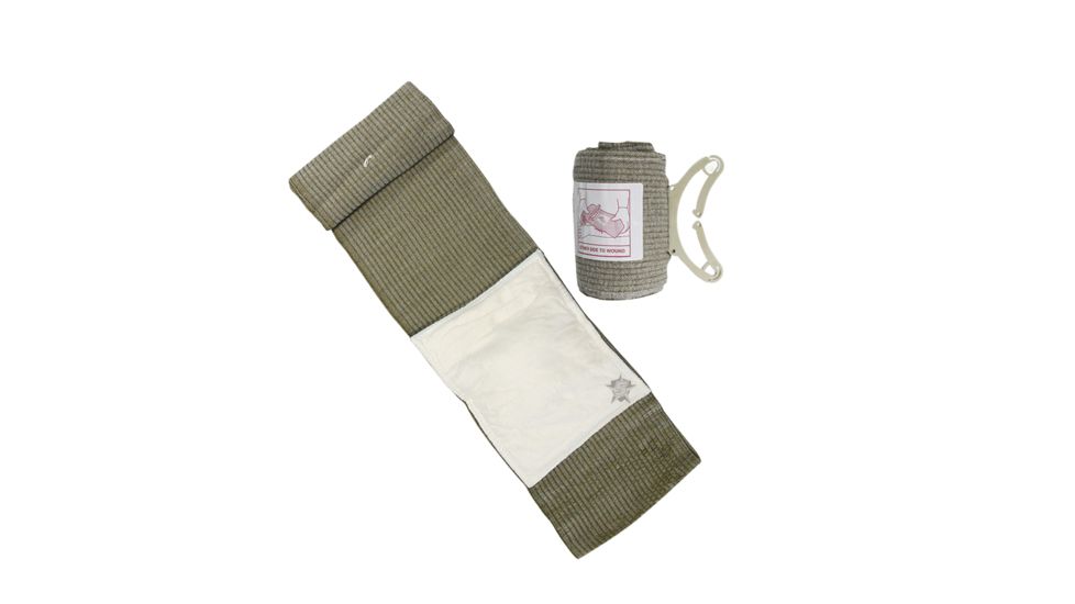 5IVE STAR GEAR 4in Emergency Bandage, GREEN 5215000