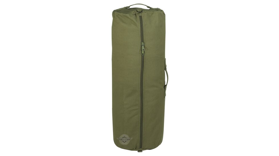 5IVE STAR GEAR Canvas Zipper Duffle, Olive Drab, Standard 6246000 