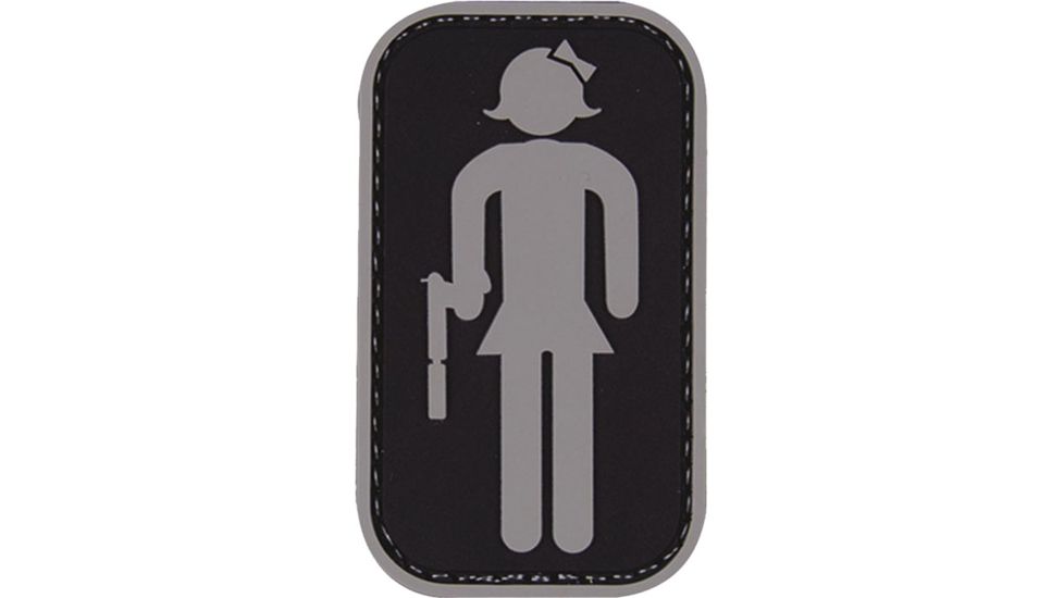 5IVE STAR GEAR Morale Patch,Tactical RR Girl w/Gun 6649000