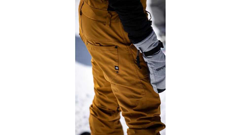 686 Black Magic Insulated Bib - Womens, Golden Brown Dobby, Small, L9W404-GLDB-S