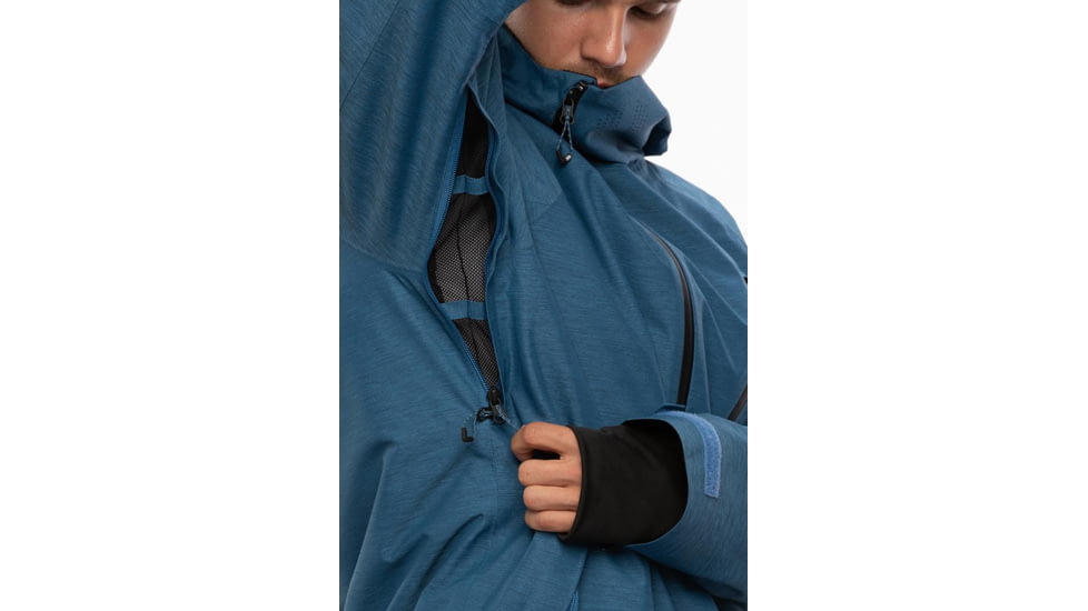 686 GLCR Hydra Thermagraph Jacket - Mens, Blue Storm Heather, Small, M0W107-BSTR-S