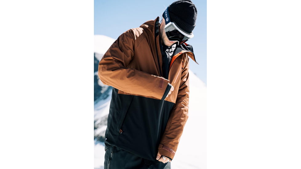 686 GLCR Hydra Thermagraph Jacket - Mens, Clay Colorblock, Small, M0W107-CLAY-S