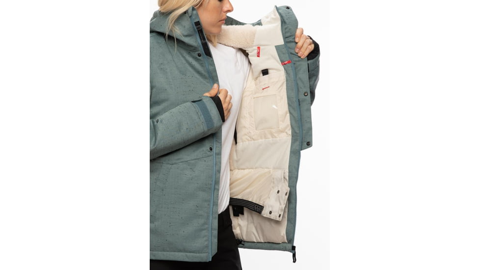 686 Rumor Insulated Jacket - Womens, Goblin Blue Slub, Small, M0W310-GOBL-S