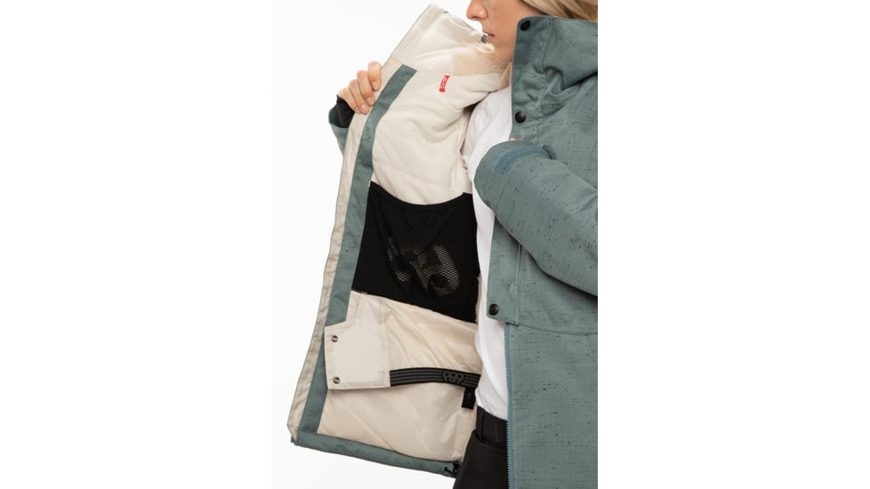 686 Rumor Insulated Jacket - Womens, Goblin Blue Slub, Small, M0W310-GOBL-S