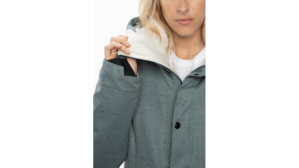 686 Rumor Insulated Jacket - Womens, Goblin Blue Slub, Small, M0W310-GOBL-S