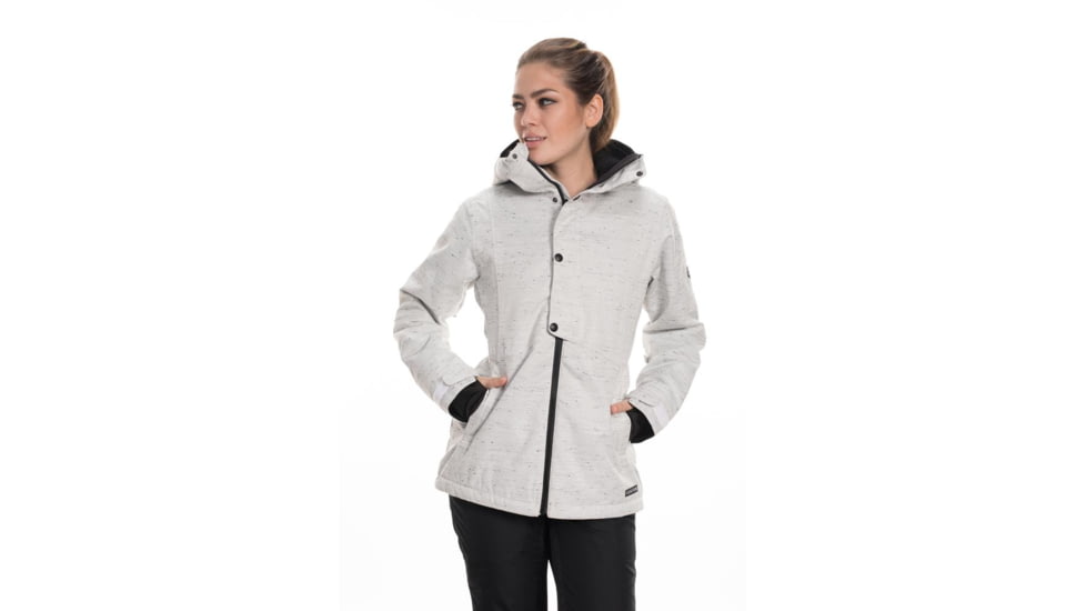 686 Rumor Insulated Jacket - Womens, White Slub, Large, M0W310-WHT-L