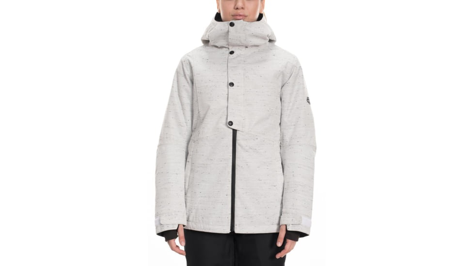 686 Rumor Insulated Jacket - Womens, White Slub, Large, M0W310-WHT-L