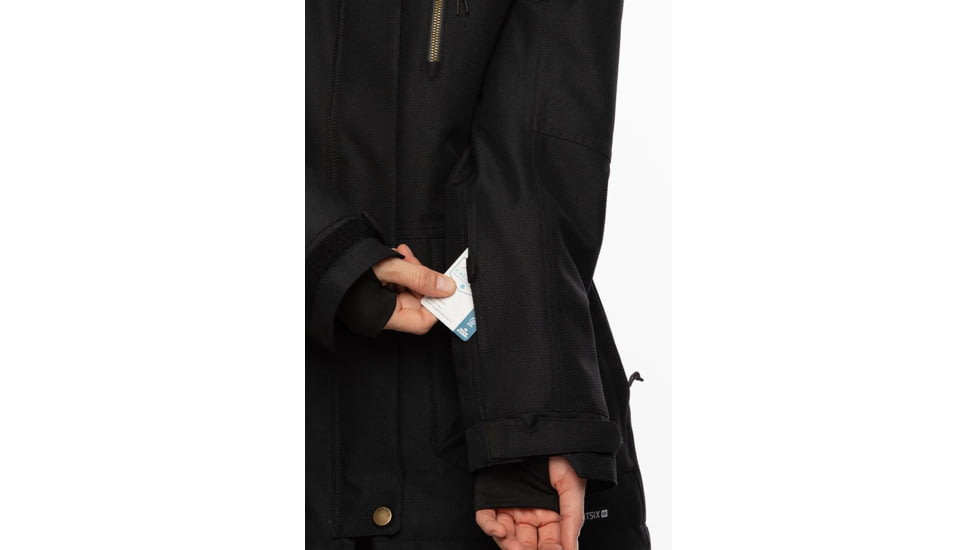 686 Spirit Insulated Jacket - Womens, Black Diamond Texture, Extra Small, M0W307-BLDM-XS