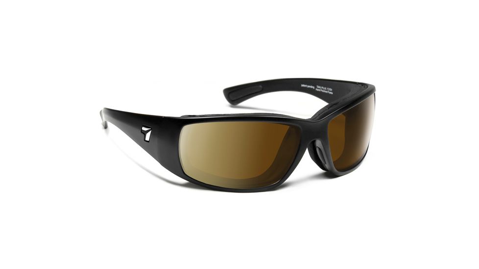 7 Eye Air Shield Taku Plus Sunglasses,Photochromic Day Night Contrast Lens,Matte Black Frame,S-L 270127