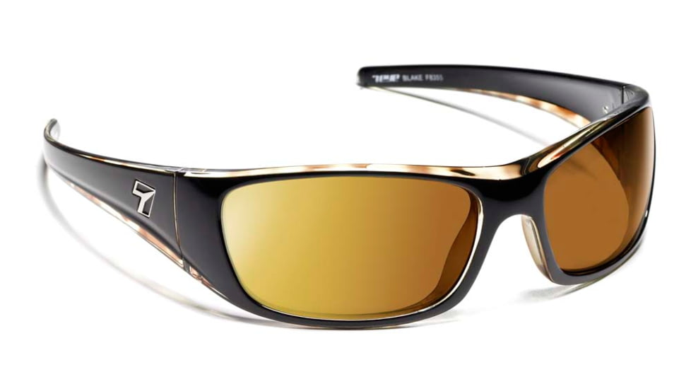 7 Eye Blake Active Sunglasses, Black Tortoise Frame, ColorAmp Copper NXT Lens 835526