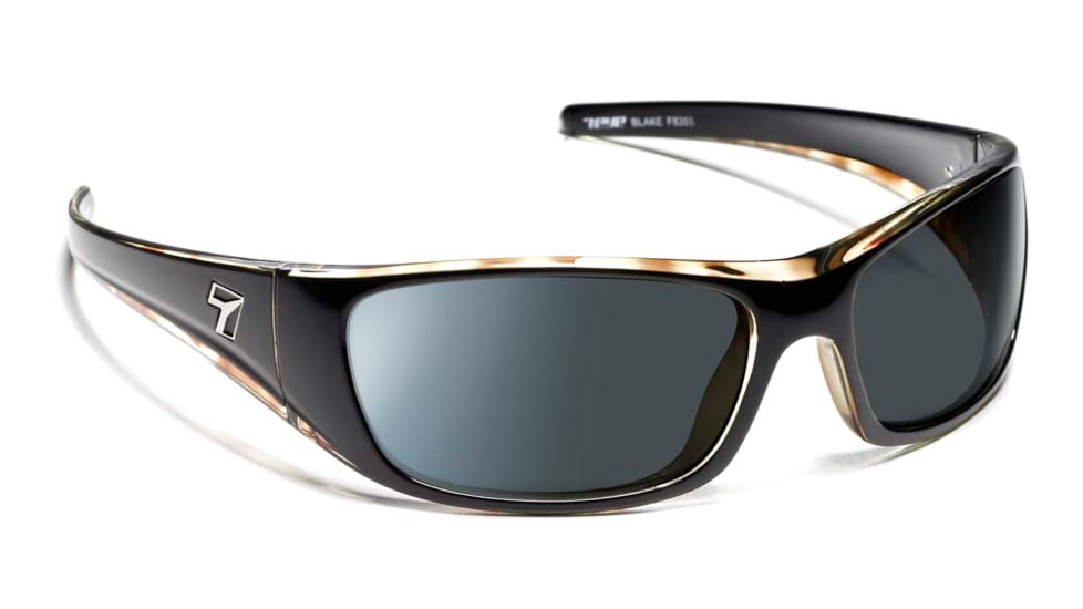 7 Eye Blake Active Sunglasses, Black Tortoise Frame, ColorAmp Gray NXT Lens 835532