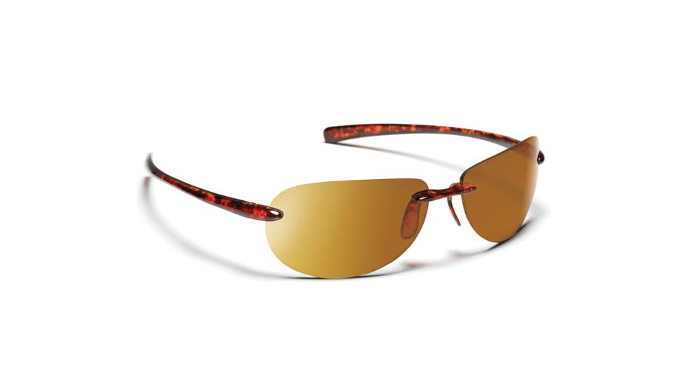 7 Eye Bone Dark Tortoise Re-ACT NXT Polarized Copper HP Sunglasses 690657