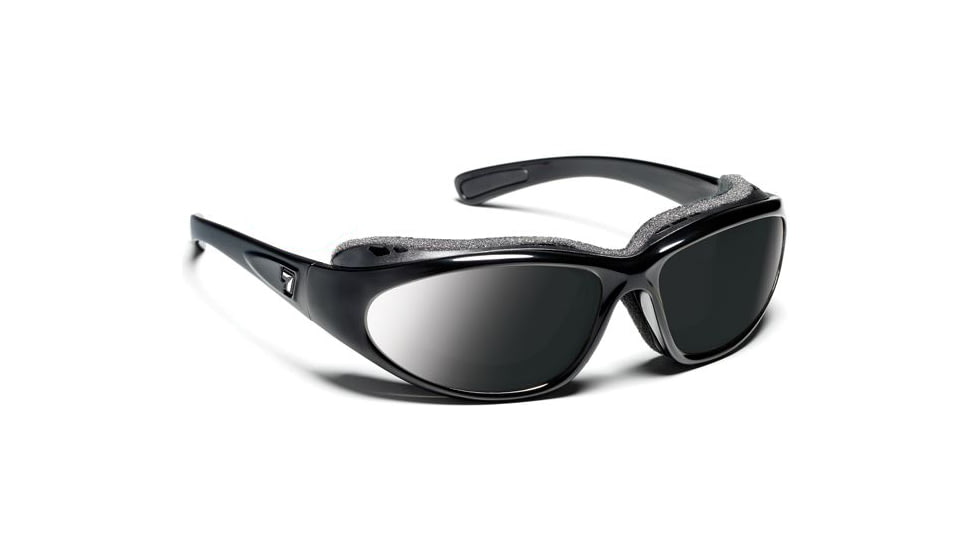7 Eye Bora Sunglasses, DARKshift Extra Dark Photochromic Lens, Glossy Black Frame, M-XL 140516