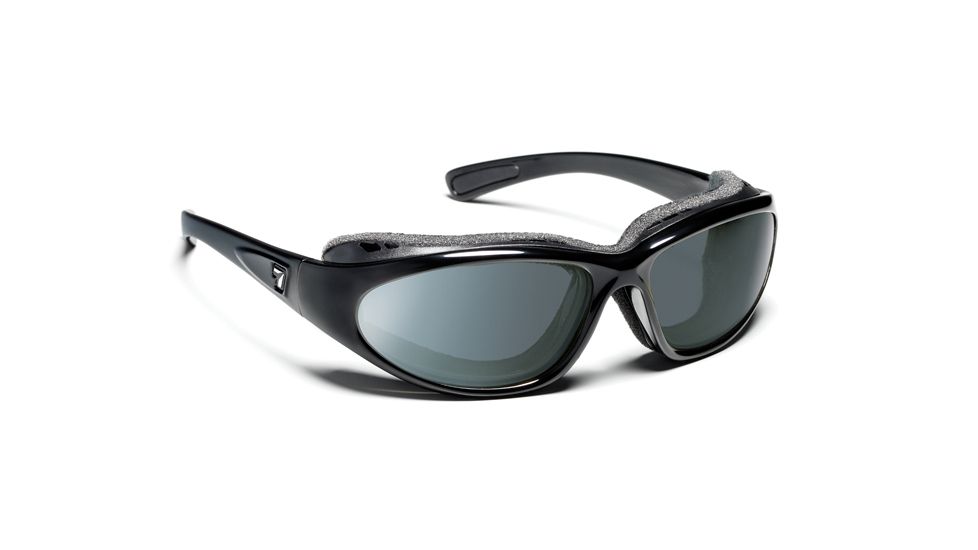 7 Eye Bora Sunglasses, Glossy Black Frame, 24 - 7 NXT 140517