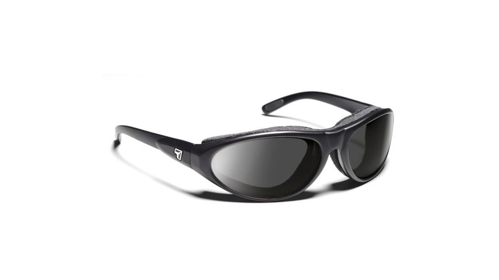 7 Eye Cyclone- SharpView Matte Black Sunglasses, S-L 200153