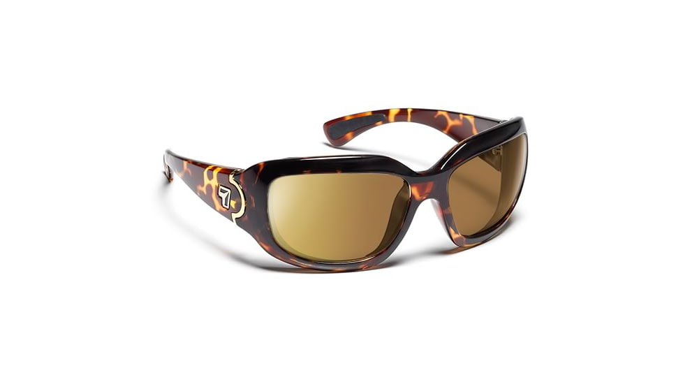 7 Eye 7eye Air Dam Sunglasses Leveche, ColorAmp Copper NXT Lens, Light Tortoise Frame, S-M , Women 446021