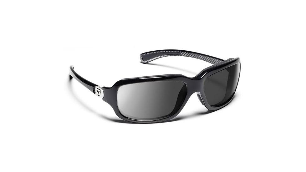 7 Eye 7eye Air Dam Sunglasses Marin, SharpView Gray PC Lens, Black Carbon Frame, M-L , Men 436641