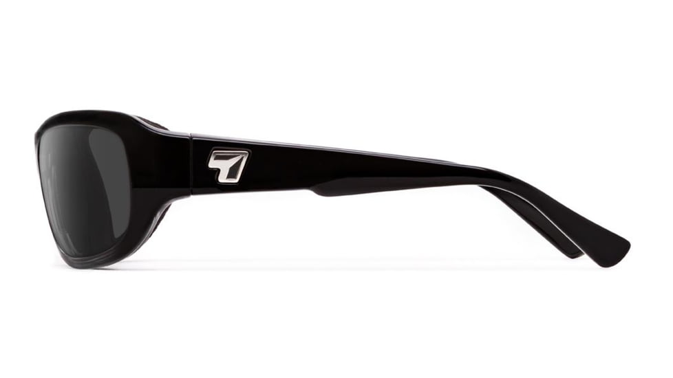 7Eye by Panoptix Airshield Aspen Sunglasses, RX Ready, Black Fade Frame, Photochromic Day/Night Eclypse Lens, S-M 335817