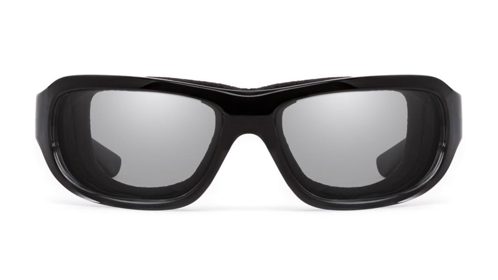 7Eye by Panoptix Airshield Aspen Sunglasses, RX Ready, Black Fade Frame, SharpView Clear Lens, S-M 335840